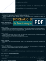 Dicionário brasileiro de terminologia arquivística