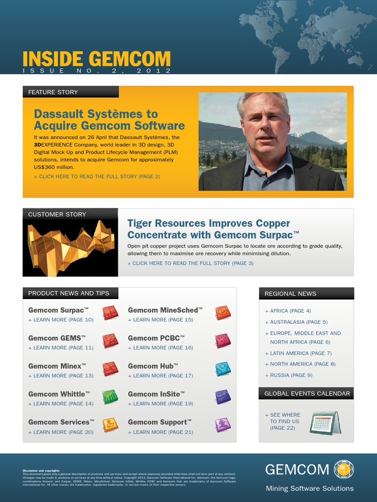 InsideGemcom Issue2 2012 FINAL | PDF | Computer File | Computing And ...