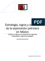 Estrategia Logros y Desafios de La Exploracion Petrolera en Mexico