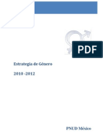 Estrategia de Genero PNUD Mexico 2010-2012