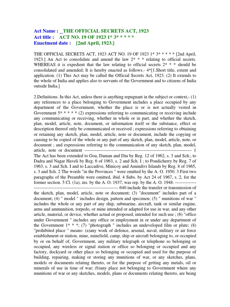 the_official_secret_act_1923.pdf Government Politics