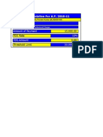 TDS Calculation For A.Y. 2010-11: Individual or HUF