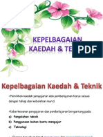 Kepelbagaian Kaedah Dan Teknik