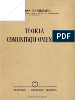 Braileanu Teoria Comunitatii Omenesti