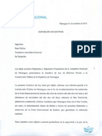Reformas Constitucionales de Ortega Oct 31 2013