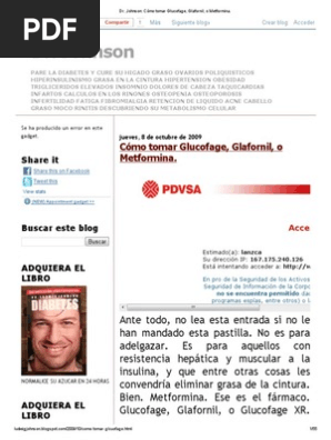 Metformina la venden sin receta
