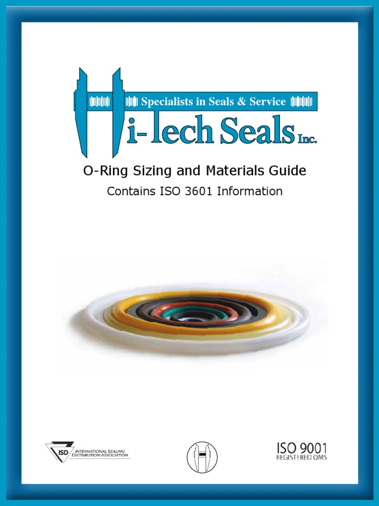 O Ring Brochure | PDF | Chemistry | Materials