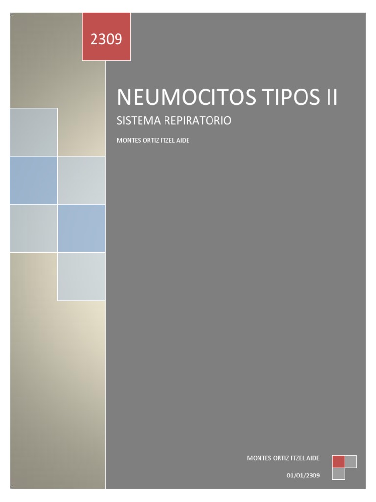 Neumocitos Tipo II | PDF