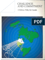 Challenge and Commitment Defenese Policy For Canada PDF