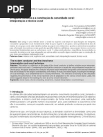 O regente moderno e a construção da sonoridade coral