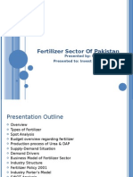 Fertilizer Sector of Pakistan