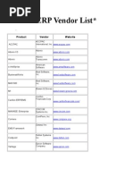 Download ERP Vendor List by piyush3289 SN18280160 doc pdf