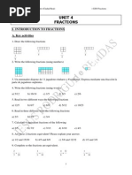 Unit 4 - Exercises and Problems (Fractions) - Inicial Con Errores