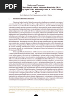 Download Proceedings of University of Ibadan IK Study Group Report by Peter Adegoke SN18280290 doc pdf