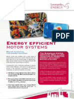 Energy Efficient Motor Systems