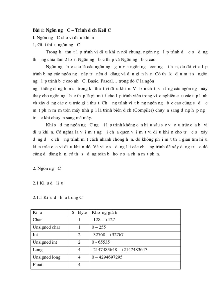 Keil C Cho 8051 | PDF
