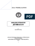 MODUL PEMBELAJARAN - Analisis Struktur Jembatan PDF