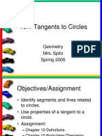10.1 Tangents To Circles