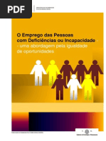 Emprego de Pessoas com Deficiência e  Incapacidade - Uma abordagem pela igualdade de oportunidades (2012) - MSSS