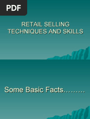 Retail Selling Skills