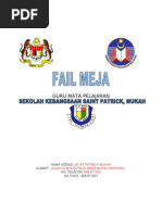 Fail Meja Guru Mata Pelajaran