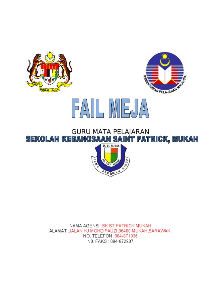 Fail Meja Guru Mata Pelajaran