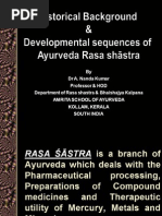 History & Development of Ayurveda Rasashastra