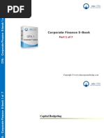 Download CFA Level 1 Corporate Finance E book - Part 1pdf by Zacharia Vincent SN182830488 doc pdf