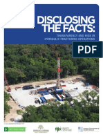 Transparency and Risk in Hydraulic Fracturing Operations