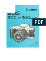 Manual Canon EOS 500n PDF