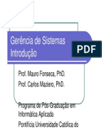 1 - Introdução À Gerência de Redes e Sistemas