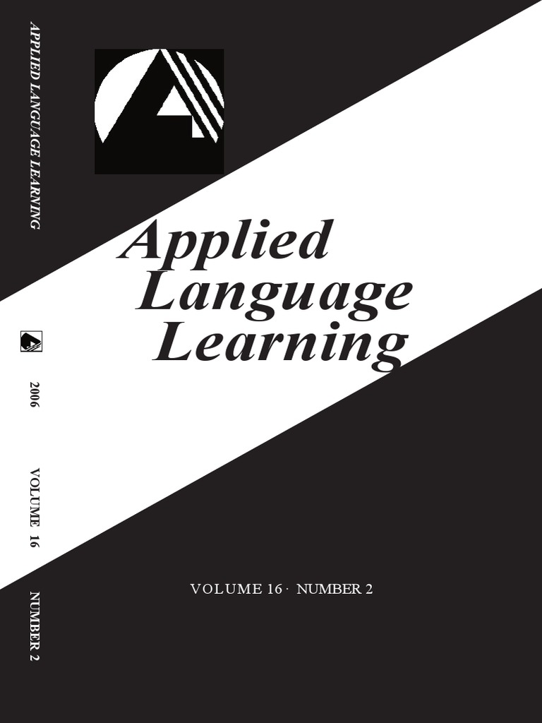 Applied language learning pdf september 11 attacks united