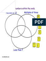 Venn Diagrams Starter