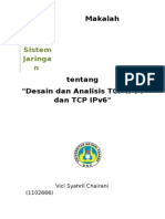 Makalah ADSL - Kelompok 5 - Analisis Dan Desain TCP IPv4 Dan IPv6