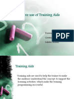 Use of Training Aids