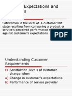 Customer Expectations and Perceptions
