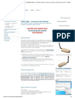 CWS-0200 - Conversor WI-FI - Serial - RS-232 - 485 MODBUS - Automação Industrial, Comercial e Residencial, Através de Redes Sem Fio! - Safesoft