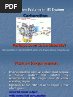 S.I. Engine Mixture Preparation
