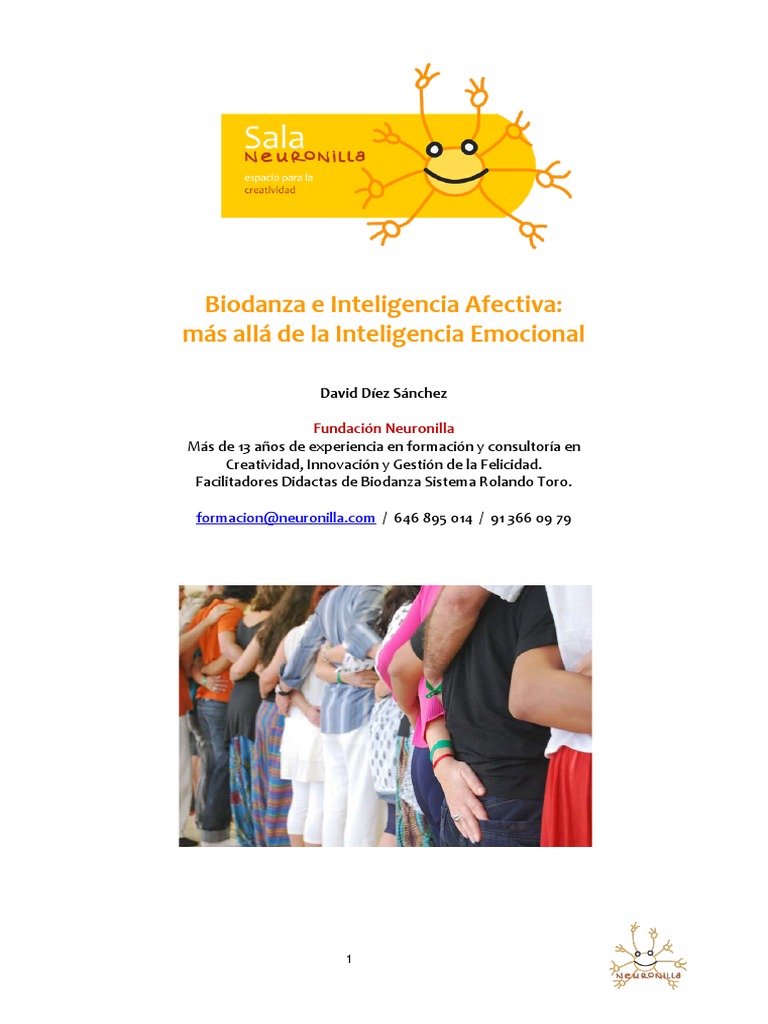Inteligencia Afectiva y Biodanza | PDF | Inteligencia | Las emociones