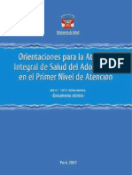 orientaciones ADOLESCENTES