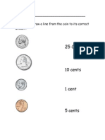 coin handout 2  - identifying coins by value