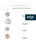 Coin Handout 2 - Identifying Coins by Value