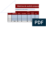 Matricea de Analiza Comparativa A Furnizorilor