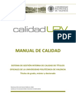 Manual de Calidad UV