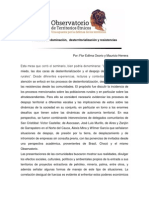 FLOR EDILMA Procesos de dominación desterritorialización y resistencia