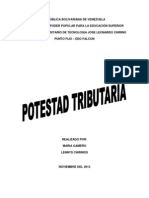 Potestad Tributaria A Nivel Nacional