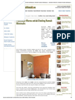 Pemilihan Warna Untuk Dinding Rumah Minimalis - Desain Rumah Minimalis - Desain Interior - Desain Rumah Minimalis 1