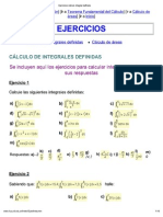 0 Imprimir - Ejercicios Cálculo Integral Definida