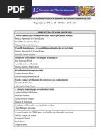 Programação de apresentações no II ECH.pd f