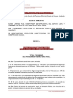 Oaxaca Codigo Procedimientos Penales